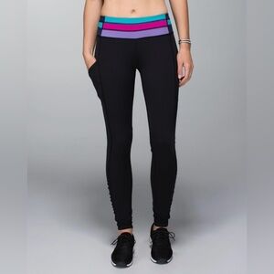Lululemon Athletica Black Leggings with Stretchy Fit
